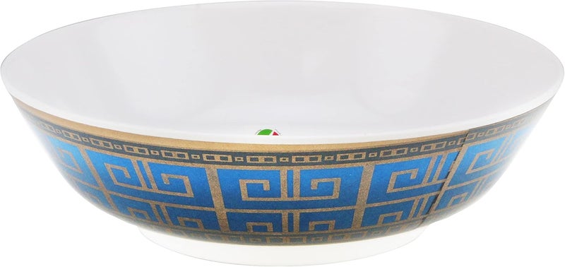 Moda Cucina Melamine Round Open Serving Bowl Majestic Blue 20Cm Esma Approved